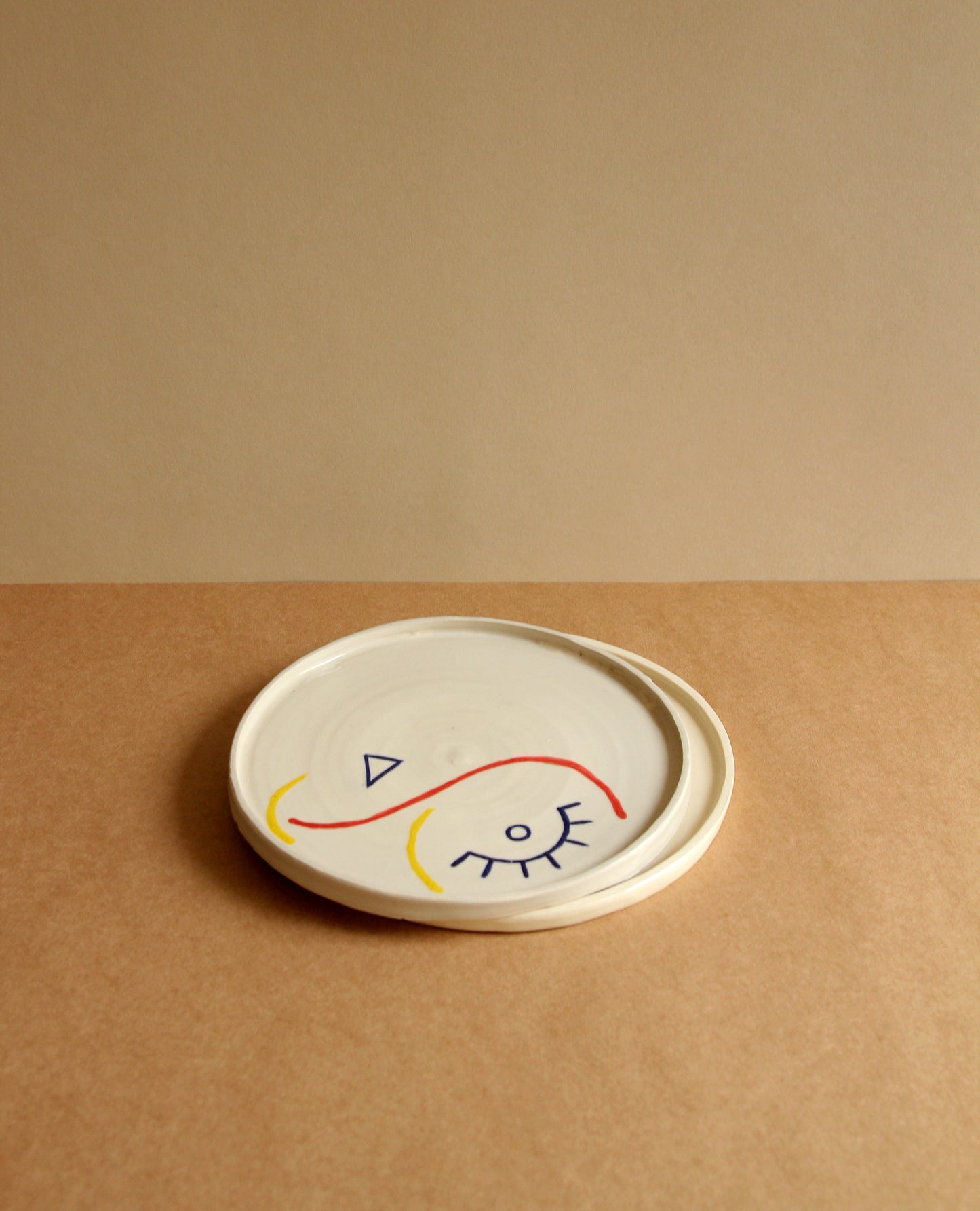 Hand painted dinner plates