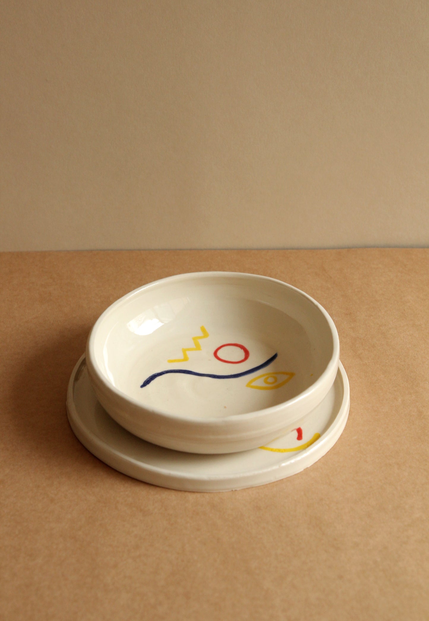 Hand painted Pasta Bowls