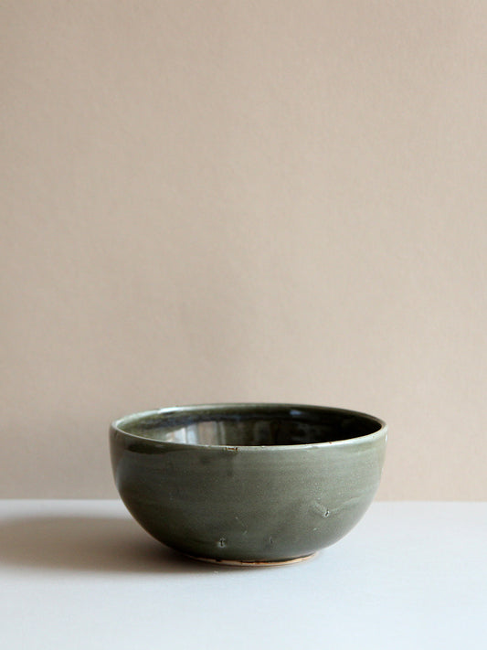 Forest green salad bowl