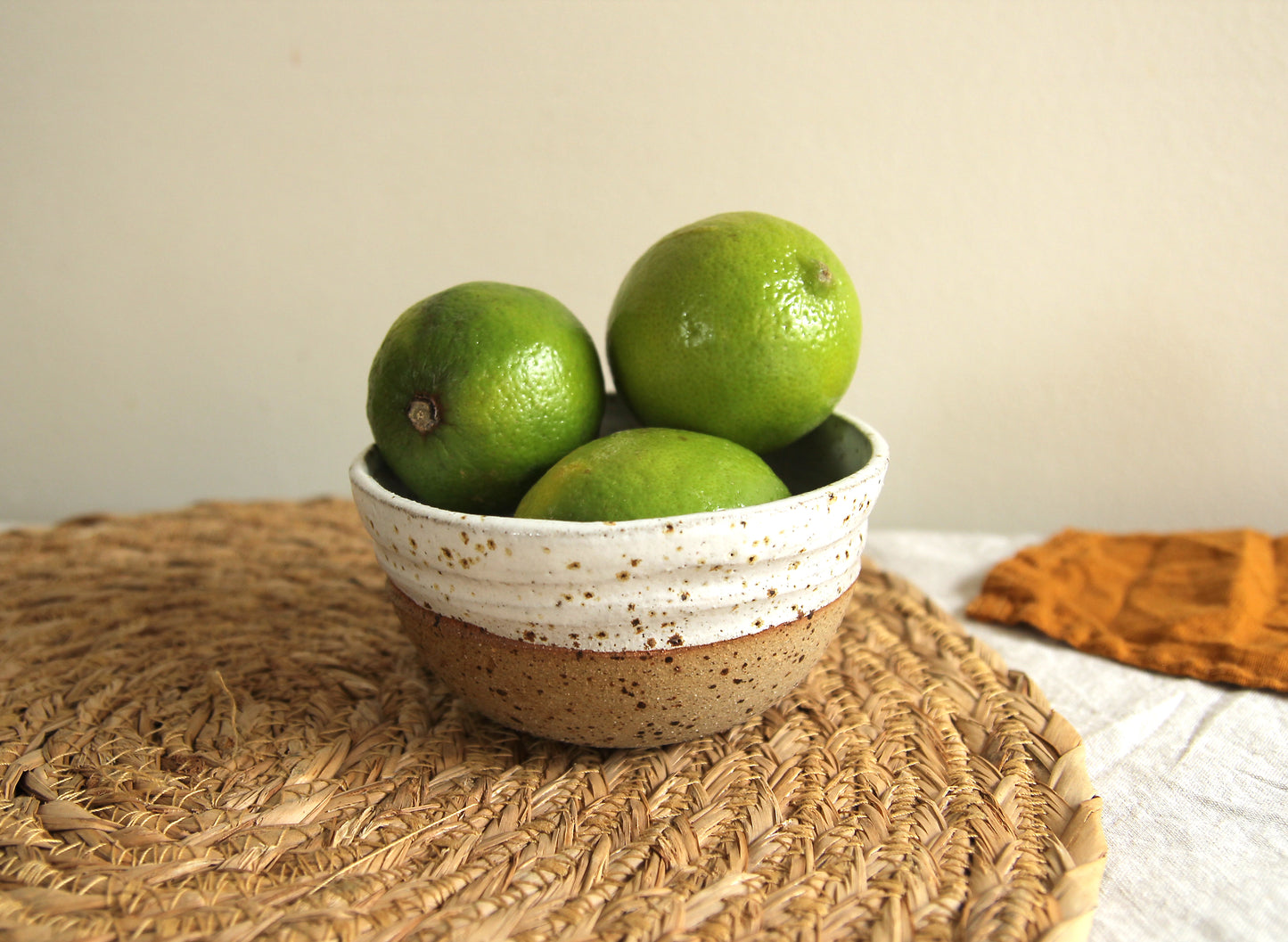 Lava and white breakfast bowl