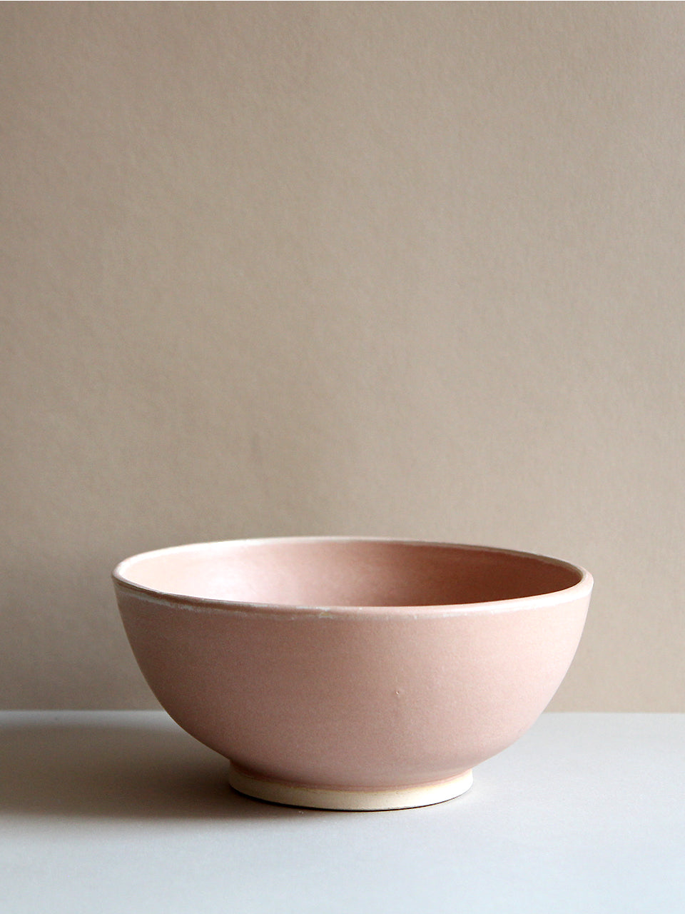 Pink salad bowl